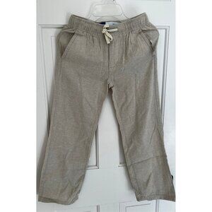 NWT Old Navy Kids Linen Blend Pants | Size M (8) | Beige